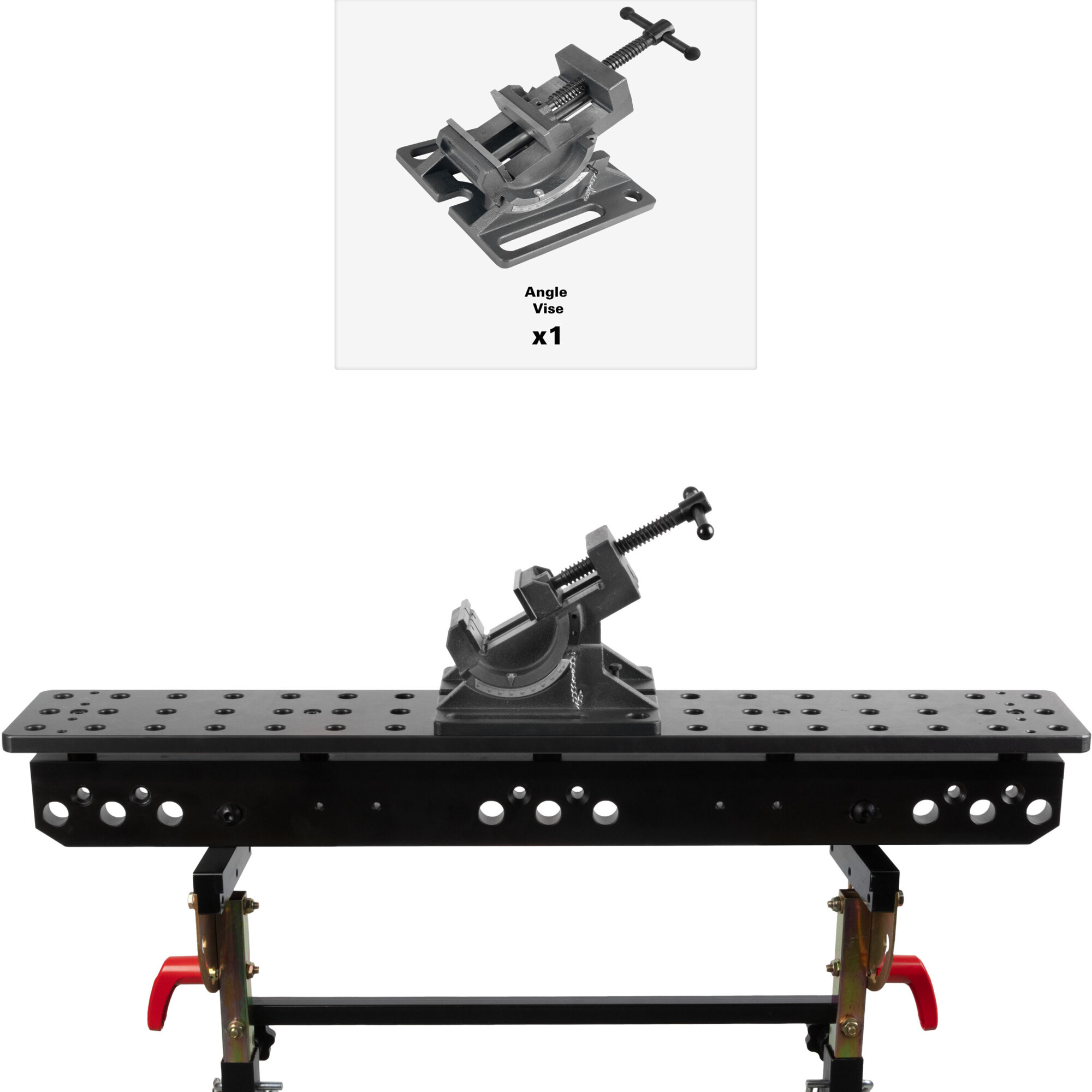 Strong Hand Tools Plate with Nomad Cradle Vise — 36in. x 6in., Model# TSB366-NF4